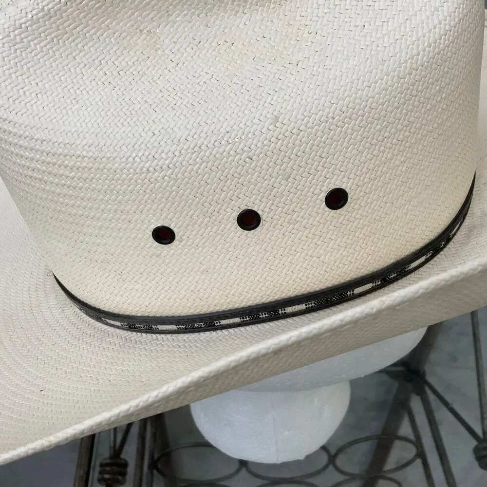 Bailey U-Rollit Shantung Panama 4X Cowboy Hat Ivory  S/M size